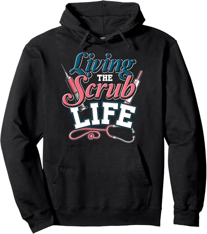 Krankenhaus Leben Pflege Beruf Lustiges Krankenschwester Pullover Hoodie