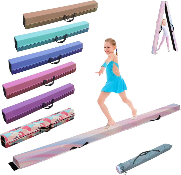 schwebebalken Kinder Schwebebalken klappbar Balken Gymnastik 240/270/300cm PU Leder schwebebalken fü