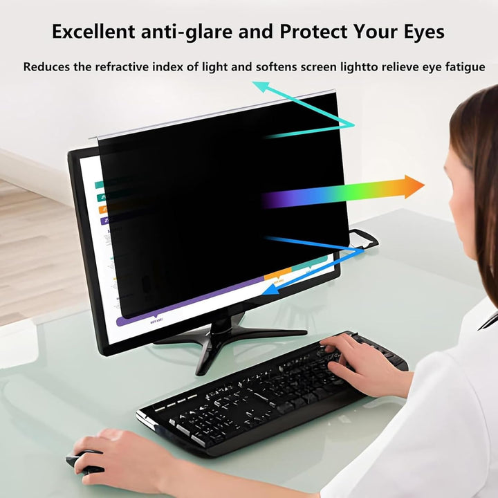 Focket 27 Zoll Computer Privacy Screen Filter Anti Blue Blue Light Protector Film für 26 27 Zoll 16: