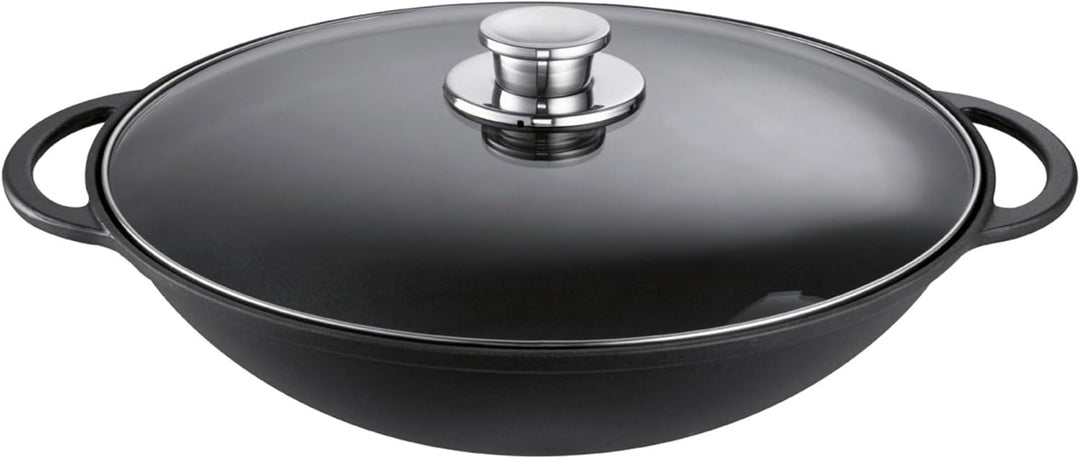 Schulte-Ufer 1662-36 s Wok Rustika 36 cm, schwarz