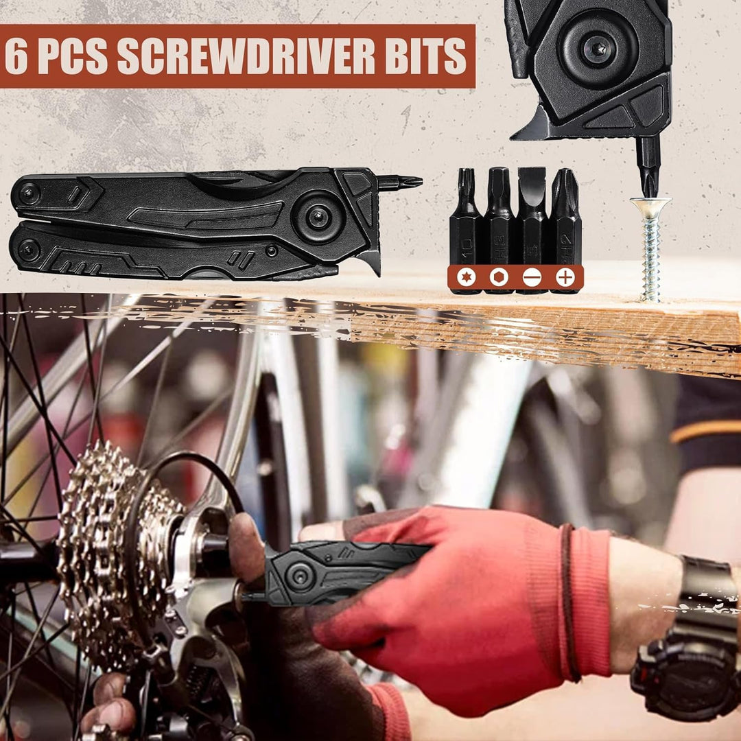 Freelander 21 in 1 Faltbares Multitool Werkzeug - Zange Mit Taschenmesser, Säge, Schraubendreher Bit