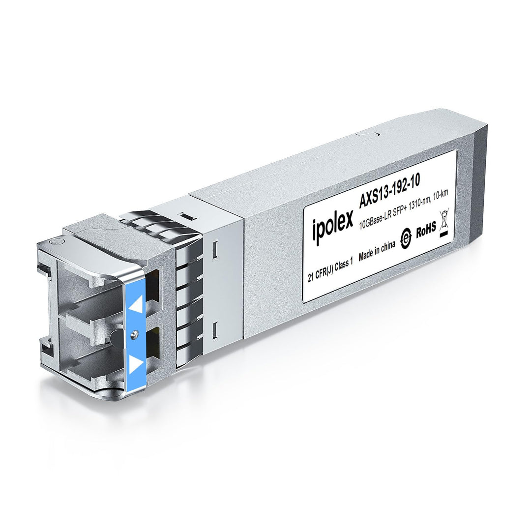 ipolex 10 PCS 10G SFP+ LR Singlemode LC Transceiver, 10GBase-LR Mini GBIC Modul Kompatibel mit Cisco