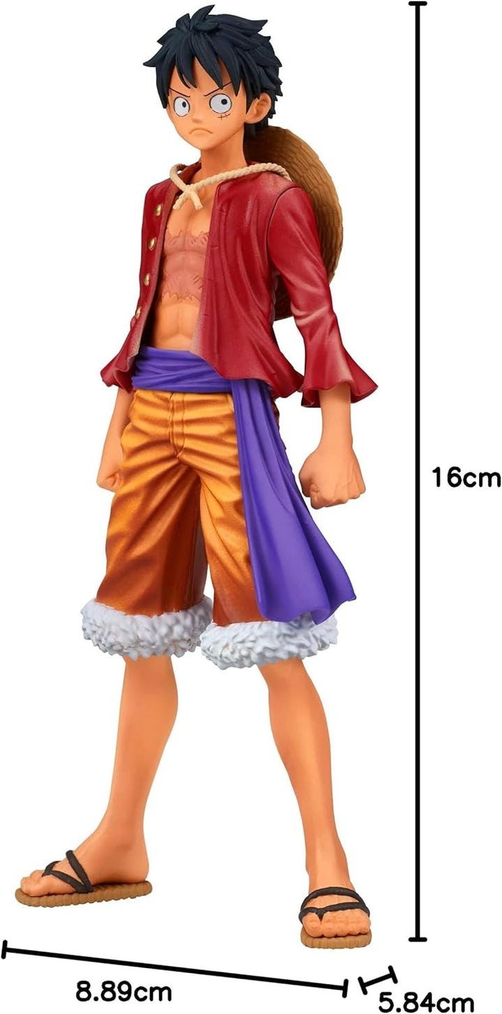Banpresto, Actionfigur Monkey D. Luffy One Piece, Dxf The Grandline Series, Wanokuni 16 cm, Mehrfarb