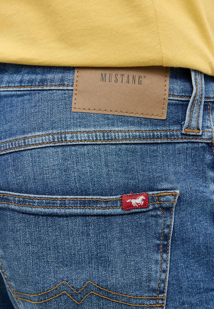 MUSTANG Jeans Herren Stretch Big Sur Regular 32W / 34L Blau, 32W / 34L Blau