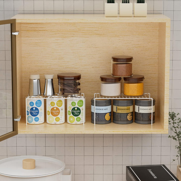 IPEGTOP Set mit 6 Mini-Küchenschrank-Organizern, 27,7 x 13,9 cm, Gefrierschrank-Organisation, Aufbew