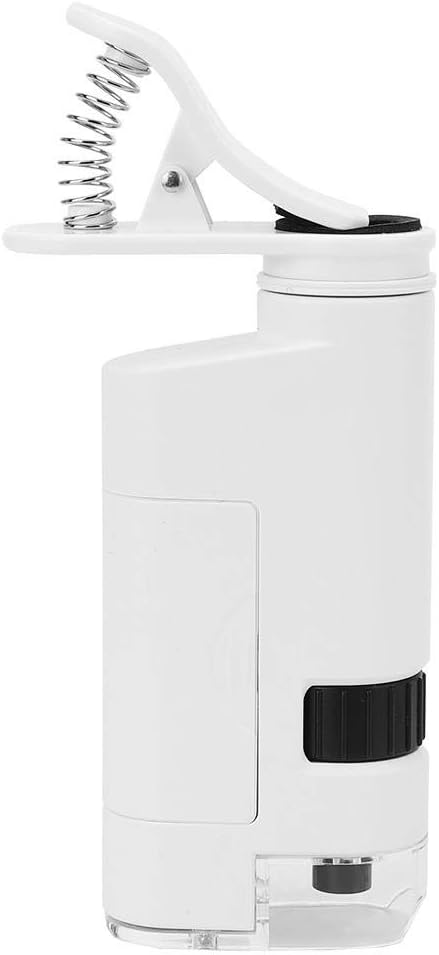 Mikroskop Lupe,Handy Mikroskop Objektiv mit 80-120-fach Einstellbarer Zoom-LED Handy-Mikroskop Mini-