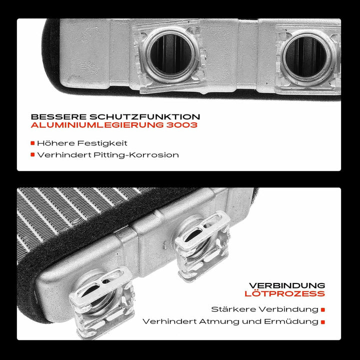 Frankberg Wärmetauscher Innenraumheizung Kompatibel mit 3er E46 1998-2005 3er Compact E46 2001-2005