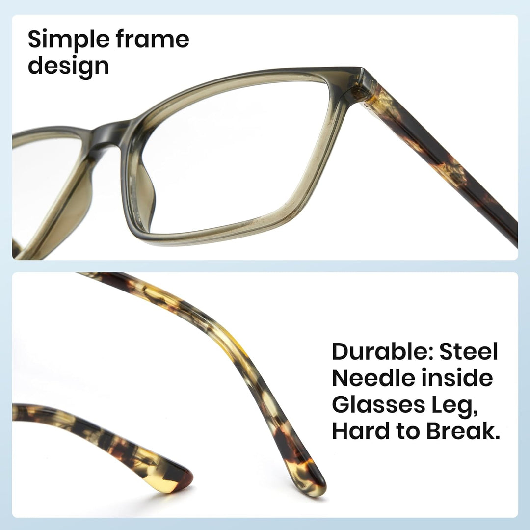 Cyxus Blaulichtfilter Brille Ohne Stärke Herren Damen Mode Computer Schutzbrille Bildschirmbrille Ga