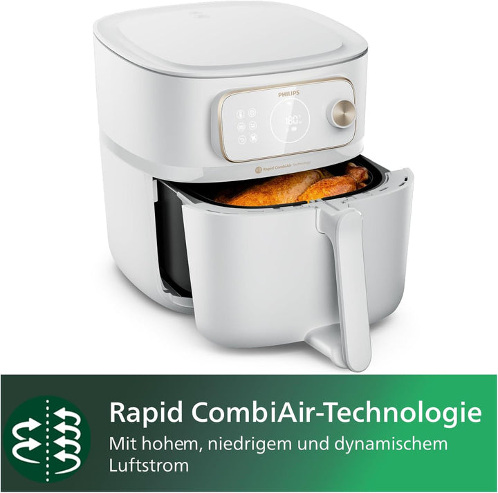 Philips Airfryer Combi 7000-Serie XXL - 8,3 l (2 kg), 22-in-1-Heissluftfritteuse, WiFi-Verbindung, 9
