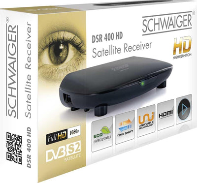 SCHWAIGER DSR400HD HD-SAT-Receiver, Schwarz