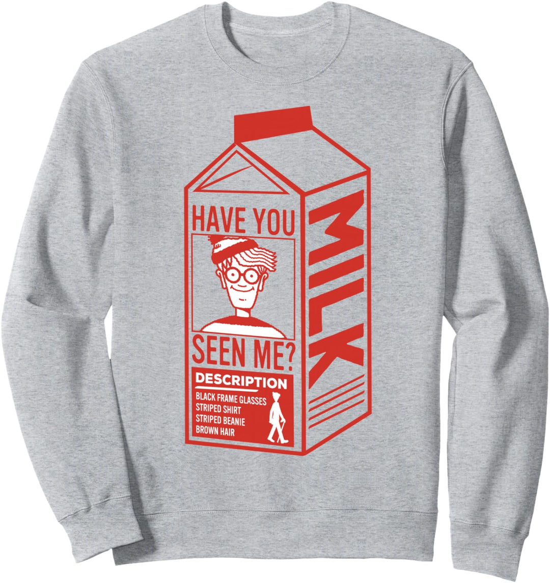 Where's Waldo? Milk Carton Sweatshirt