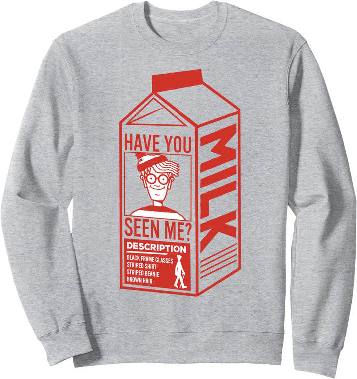 Where's Waldo? Milk Carton Sweatshirt