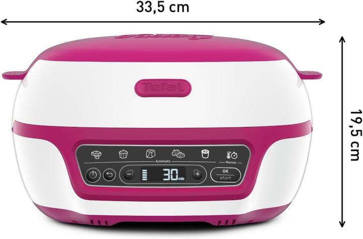 Tefal Cake Factory Délices KD8101 | Kuchenbackautomat | 5 Automatische Programme | Manueller Modus |