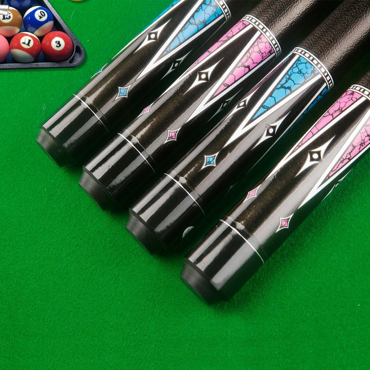 Billiards Short Pool Cue Stick, 48inch Billiard Cue Sticks, Table Pool Stick for Beginners, Hardwood