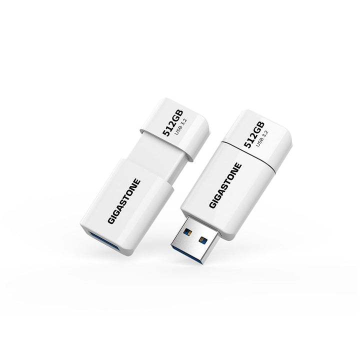 Gigastone Z60 512GB 2-Pack USB 3.1 Flash Drive, R/W 400/300MB/s Ultra High Speed Pen Drive, Capless