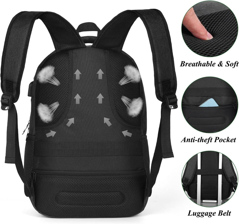 YAMTION Rucksack Herren und Damen,Schultasche Schulranze Schulrucksack Jungen Teenager Laptop Rucksa