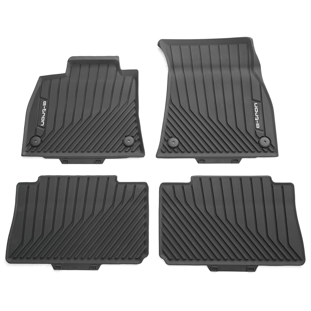 Audi 4KL061501041 4KE061511A041 Gummi Fussmatten 4X Gummimatten Allwettermatten Allwetterfussmatten,
