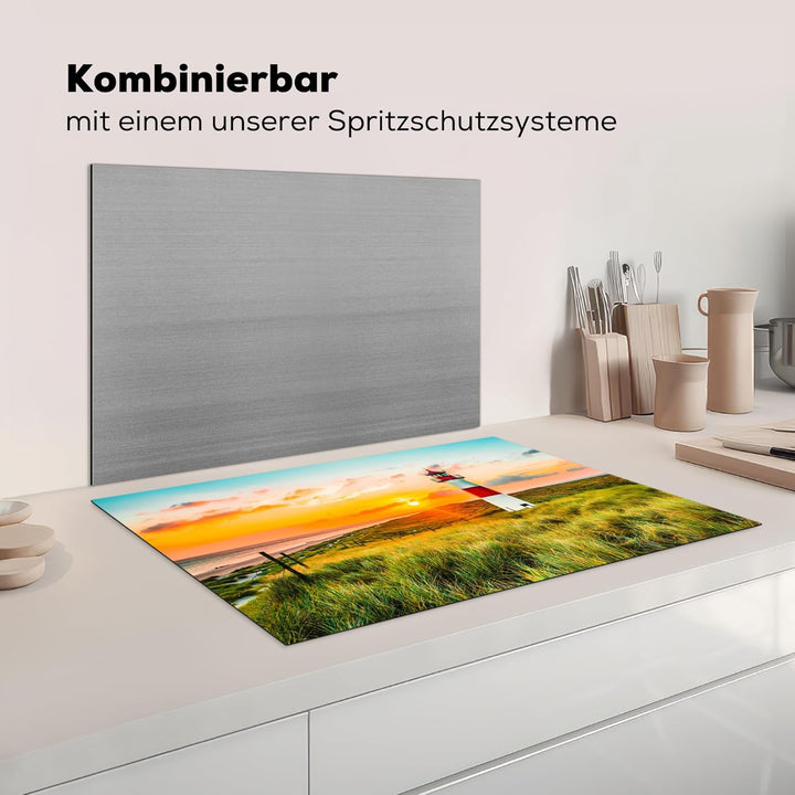 Herdabdeckplatte Einteilig Herdabdeckung Abdeckplatte für Ceranfeld Abdeckung Induktionskochfeld Auf