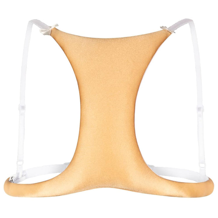 La Decollette Original faltenfreie Dekolettee Schlaf BH Uni Grösse Golden Nude