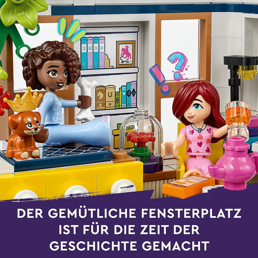 LEGO 41740 Friends Aliyas Zimmer, Spielzeug für Mädchen und Jungen, Übernachtungsparty-Set zum Samme
