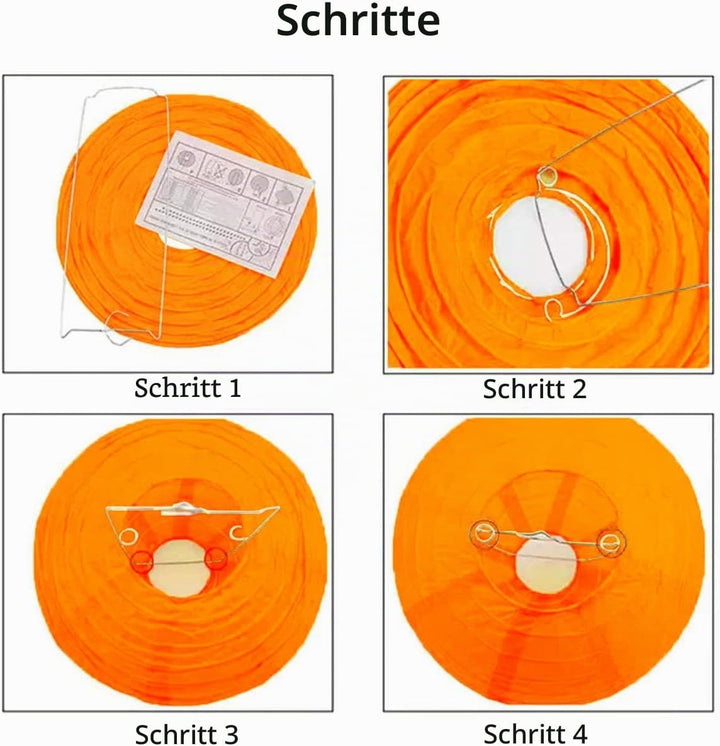 15 Stück Halloween Papier Laternen, 20cm, 25cm, 30cm Kürbis Spinnen Geister Papierlaterne Jack-O-Lat