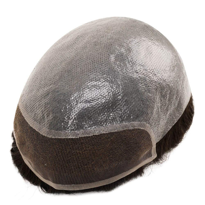 Lordhair Perücke Männer,Realität Toupet, 0,08 mm Dünne Leder Basis 20 * 25 CM Leichtes Haarersatzsys