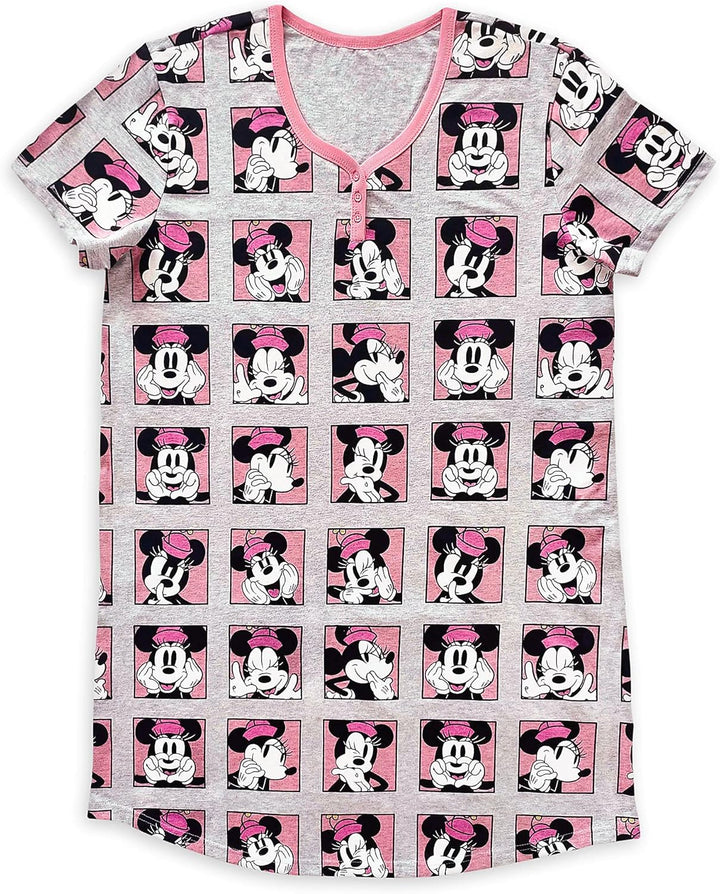 Disney Minnie Mouse Nightshirt for Women, Size M/L