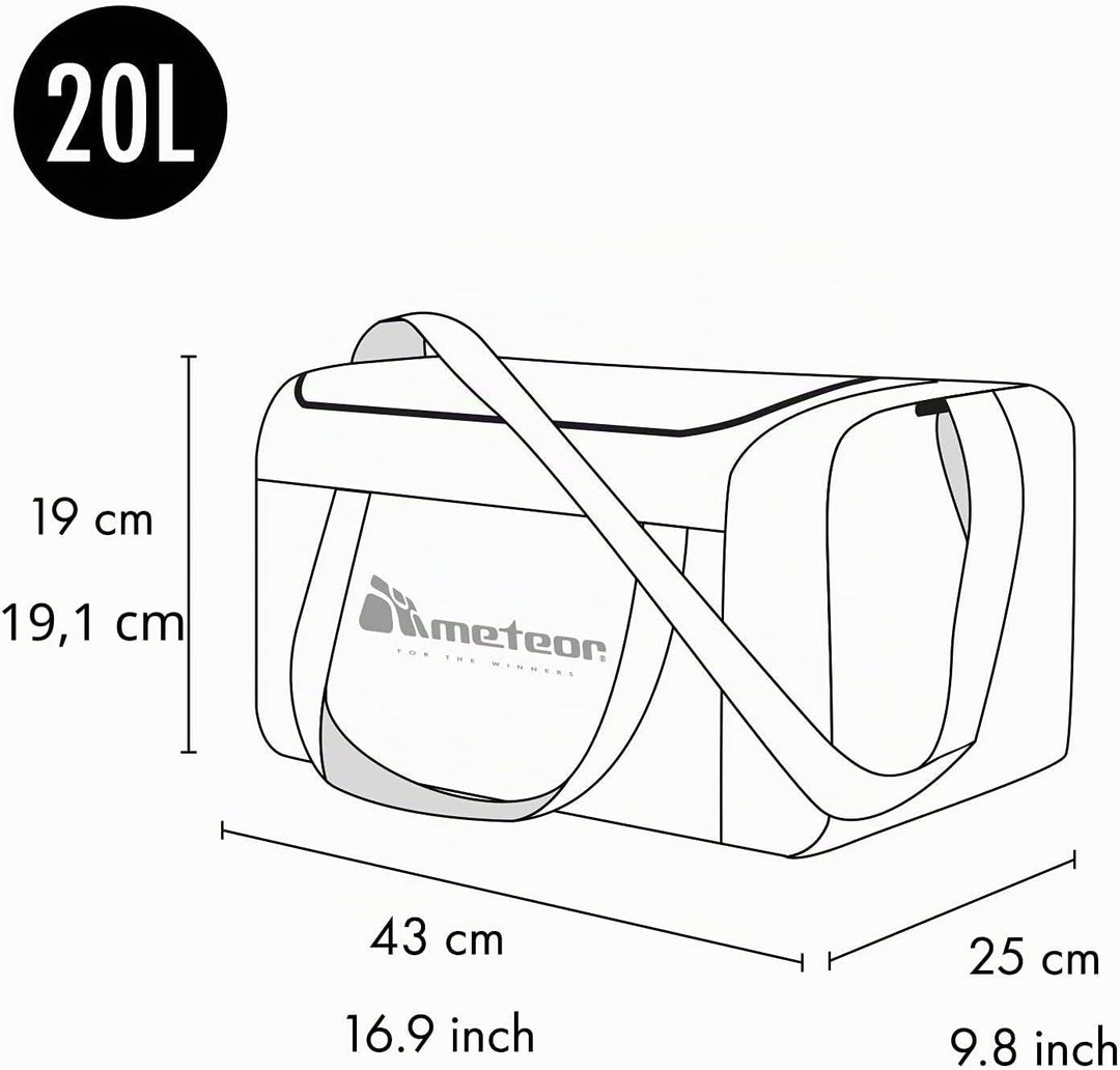 meteor 20 40 L Sporttasche - Kinder Badetasche Herren schwimmtasche Schultertaschen Reisetasche Urla