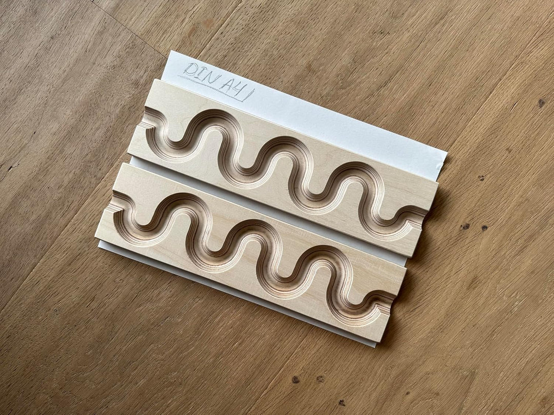 Grosses Murmelbahn-Set, Schlängelplatten inklusive Verbinder Glas Murmel Turm Auffangschale schlänge