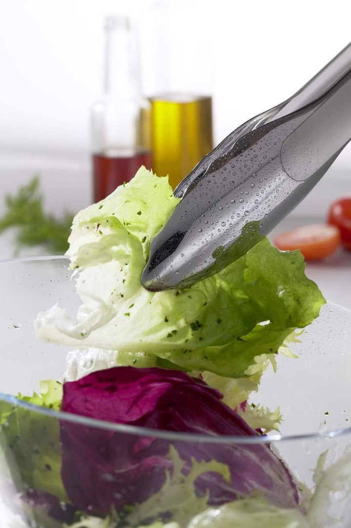 Rösle Gourmetzange, Hochwertige Küchenzange mit patentiertem Verschlusssystem zum Grillen, Kochen un