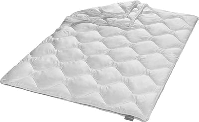 Traumnacht Cozy - Bettdecke 4-Jahreszeiten mit Druckknöpfen für alle Jahreszeiten, 200 x 200 cm, Öko