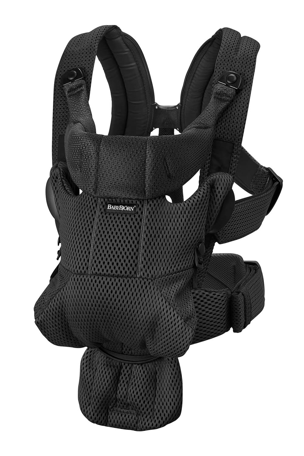 BabyBjörn Babytrage Move, 3D-Netzstoff, Schwarz, Polyester 3D-Netzstoff Schwarz, 3D-Netzstoff Schwar
