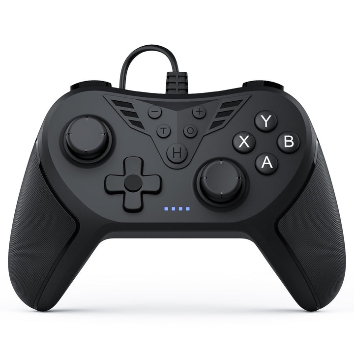 PC Controller mit 2-Tasten-Zuordnung, Kabelgebundener Joystick Controller Kompatibel für Win(7/8/10/