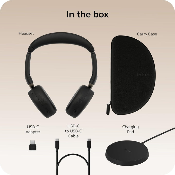 Jabra Evolve3 65 Flex Bluetooth-Headset mit Mikrofon, MS Teams, USB-C USB Typ C Evolve3 65 Flex Jabr