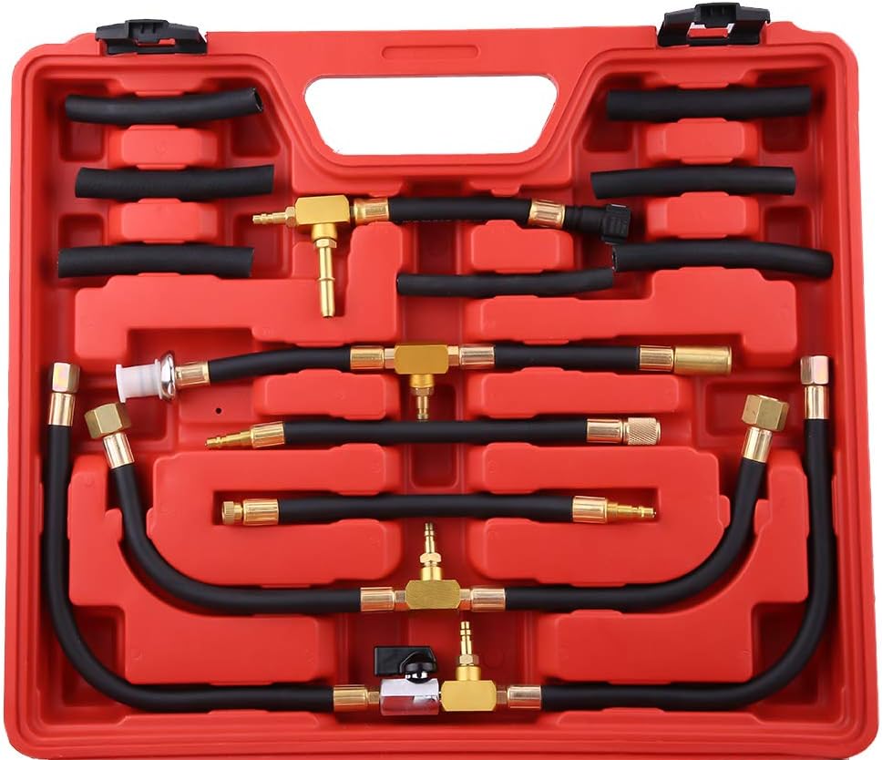 KIMISS Universal Benzin Manometer Tester Einspritzpumpe Diagnose-Tool-Kit