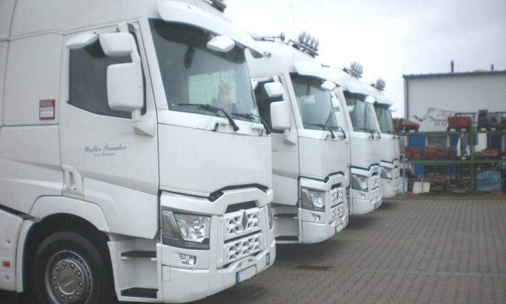 Universeller LKW Scheinwerferbügel aus Edelstahl für Flachdach~