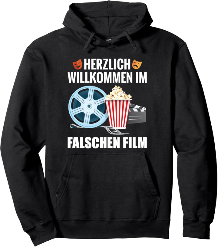 Filmabend Theater Herzlich willkommen im falschen Film Pullover Hoodie