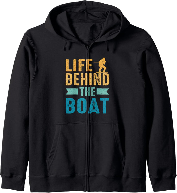 Life Behind The Boat Wakeboard Wakeboard Kapuzenjacke
