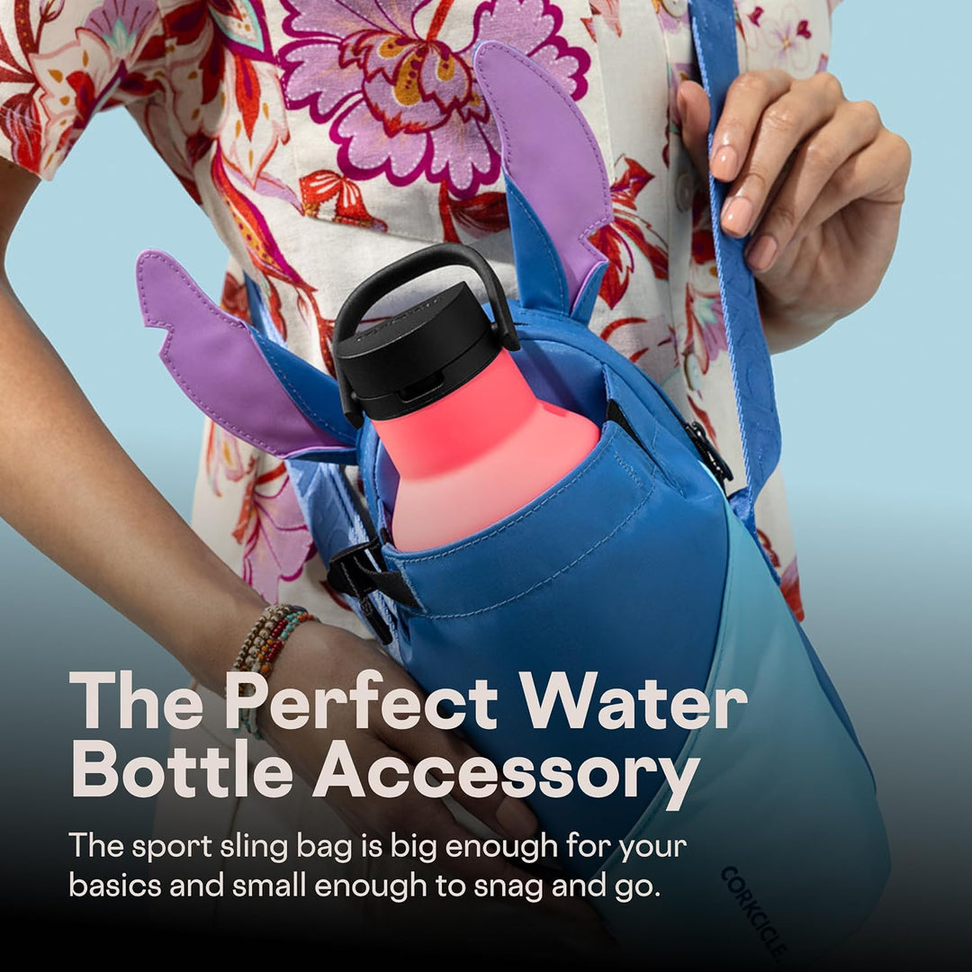 Corkcicle Cooler Sling Bag Crossbody Holder, Perfect for Holding 16 oz - 40 oz Canteen Water Bottle