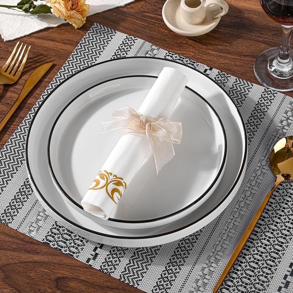MORGIANA Linen Feel Servietten Einweghandtücher, Badezimmer Airlaid Eco Servietten Gästehandtücher f