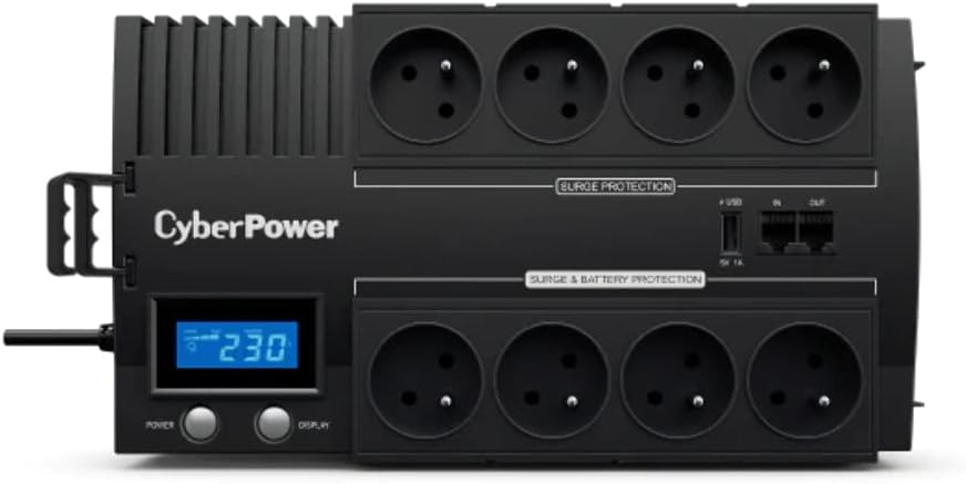 CyberPower Systems BR1200ELCD-FR UPS Power Supply, 230 V, Schwarz