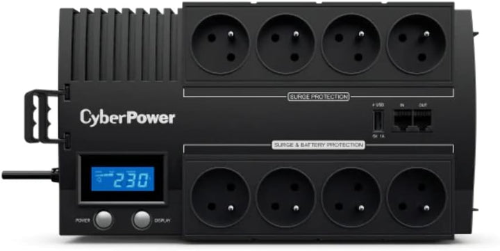 CyberPower Systems BR1200ELCD-FR UPS Power Supply, 230 V, Schwarz