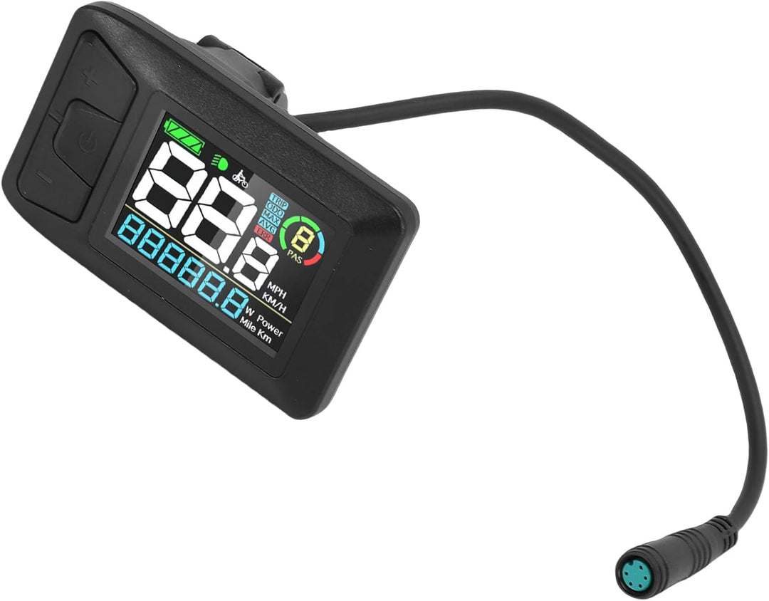 Farb-LCD-Display für BBS01/BBS02B/G340/G320/M300/M400/M620 Mittelmotoren – Wasserdichtes E-Bike-Bedi