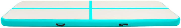 vidaXL Gymnastikmatte Aufblasbar PVC Pumpe Tumbling Turnmatte mehrere Auswahl Grün 500 x 100 x 20 cm