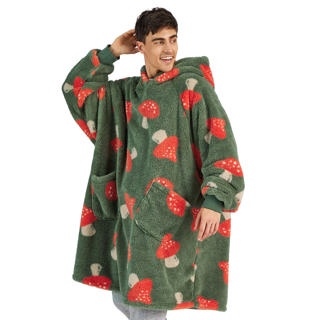 BEDSURE Hoodie Decke mit Ärmeln - Kuschelpullover als Geschenke für Frauen - Übergrosser Tragbare De