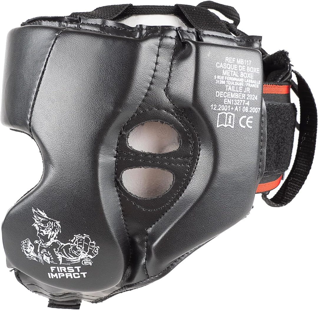 Metal Boxe MB117 Head Guard Schwarz Einheitsgrösse, Schwarz Einheitsgrösse