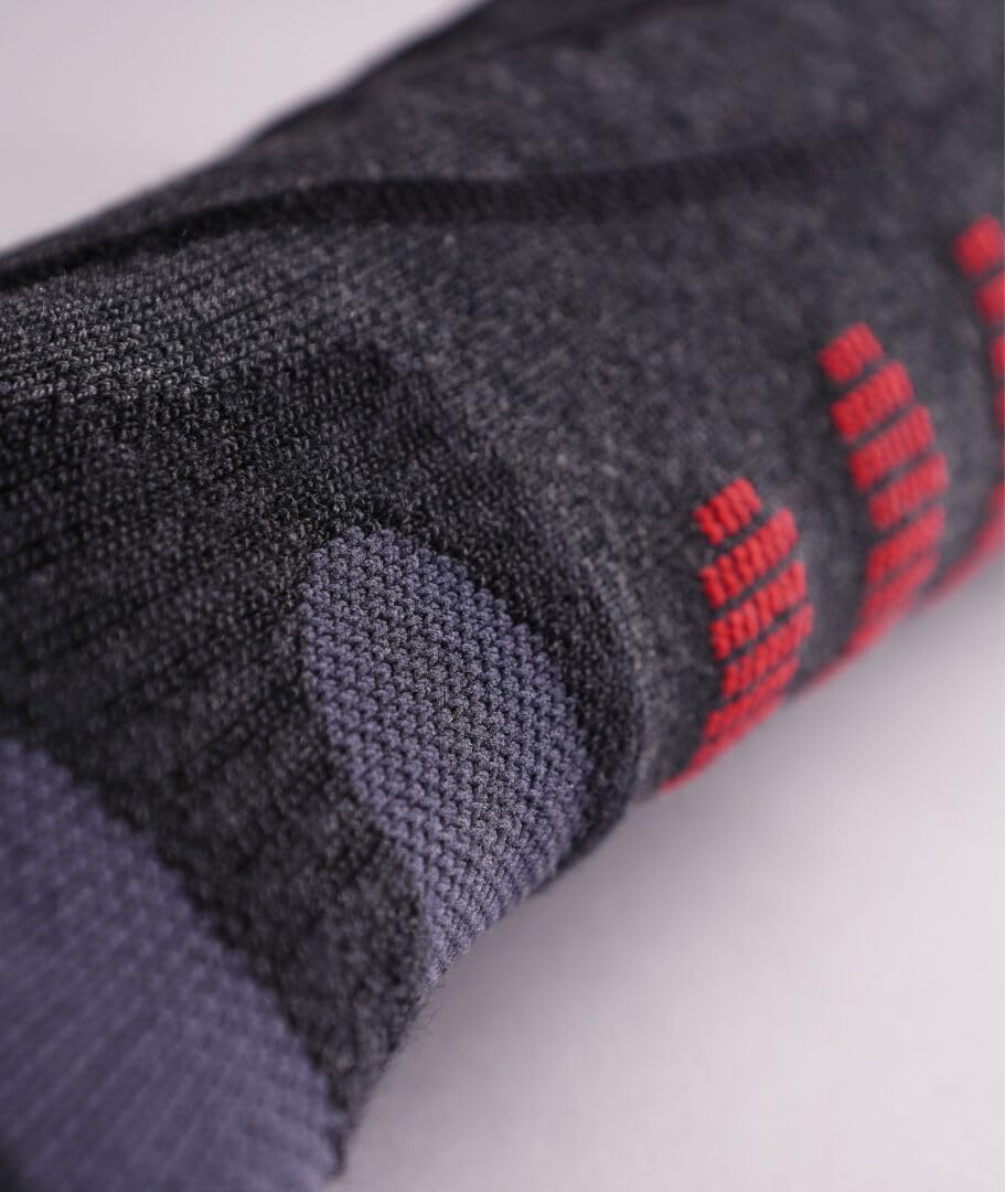 Lenz Heat 5.1 Socken 2023 Anthracite/red 42-44, 42-44
