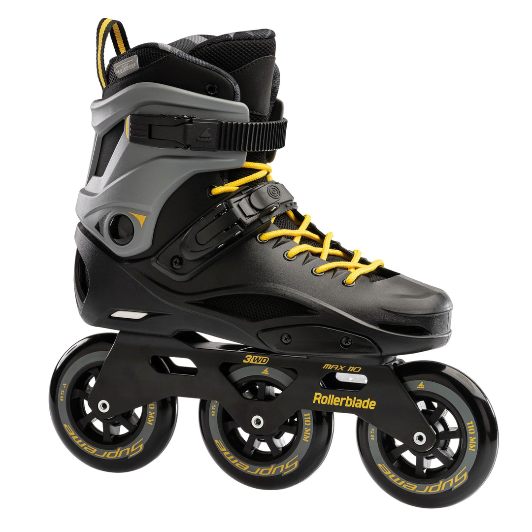 Rollerblade Herren Rb 110 Inline-Skates 42 Nero/Giallo Zafferano, 42 Nero/Giallo Zafferano