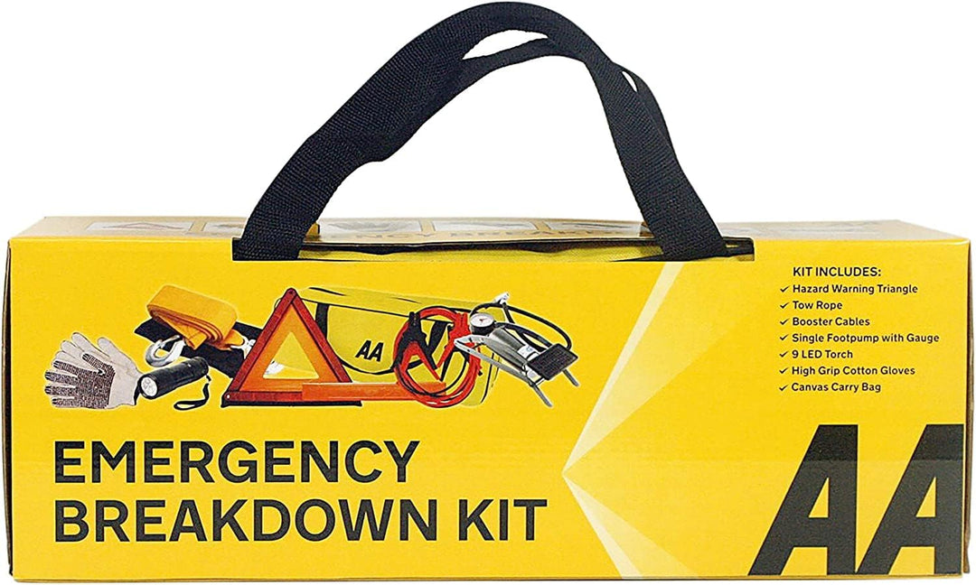 AA Car Essentials 5060114610651 Notfall-Pannen-Set Auto-Set Emergency Breakdown Kit, Auto-Set Emerge