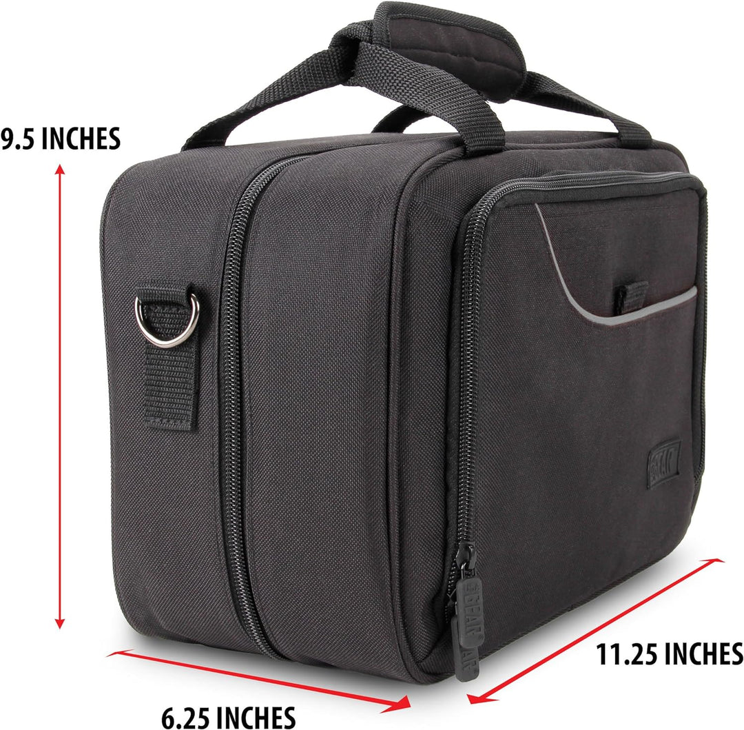 USA Gear Electronics Reiseorganisator Tech Bag Case Ablagefächer, Verstellbarer Schultergurt und gep